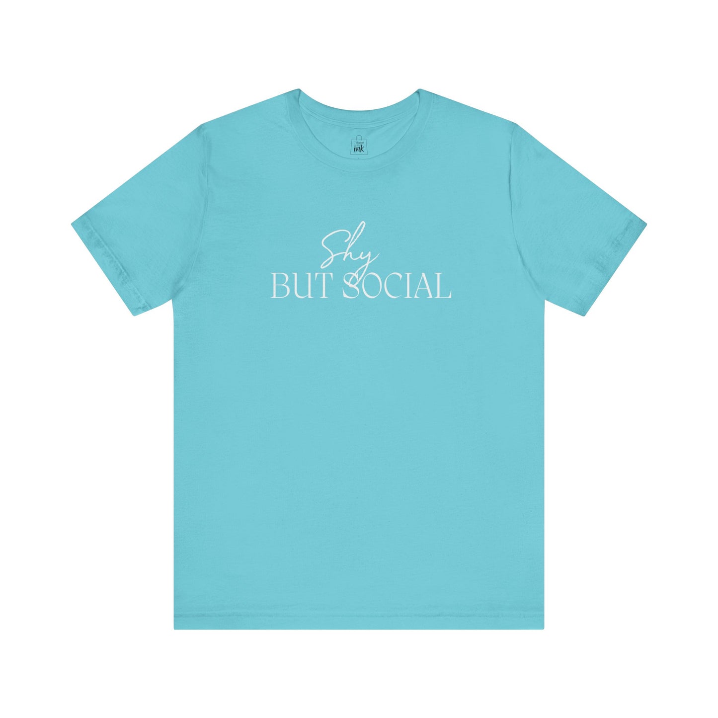 "Shy but Social" 2 line profile Shirt