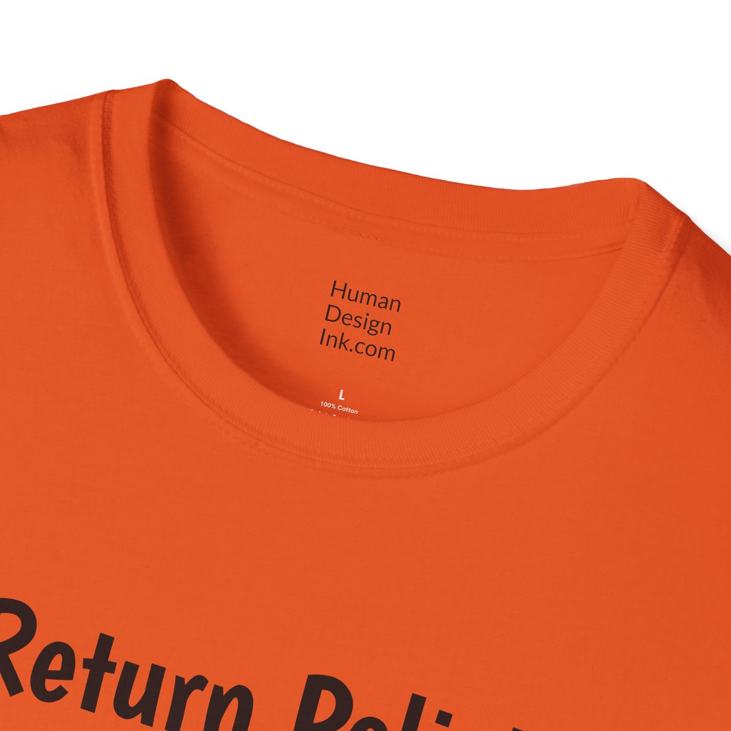 "Return Policies" T-Shirt, 3rd line profiles t-shirt
