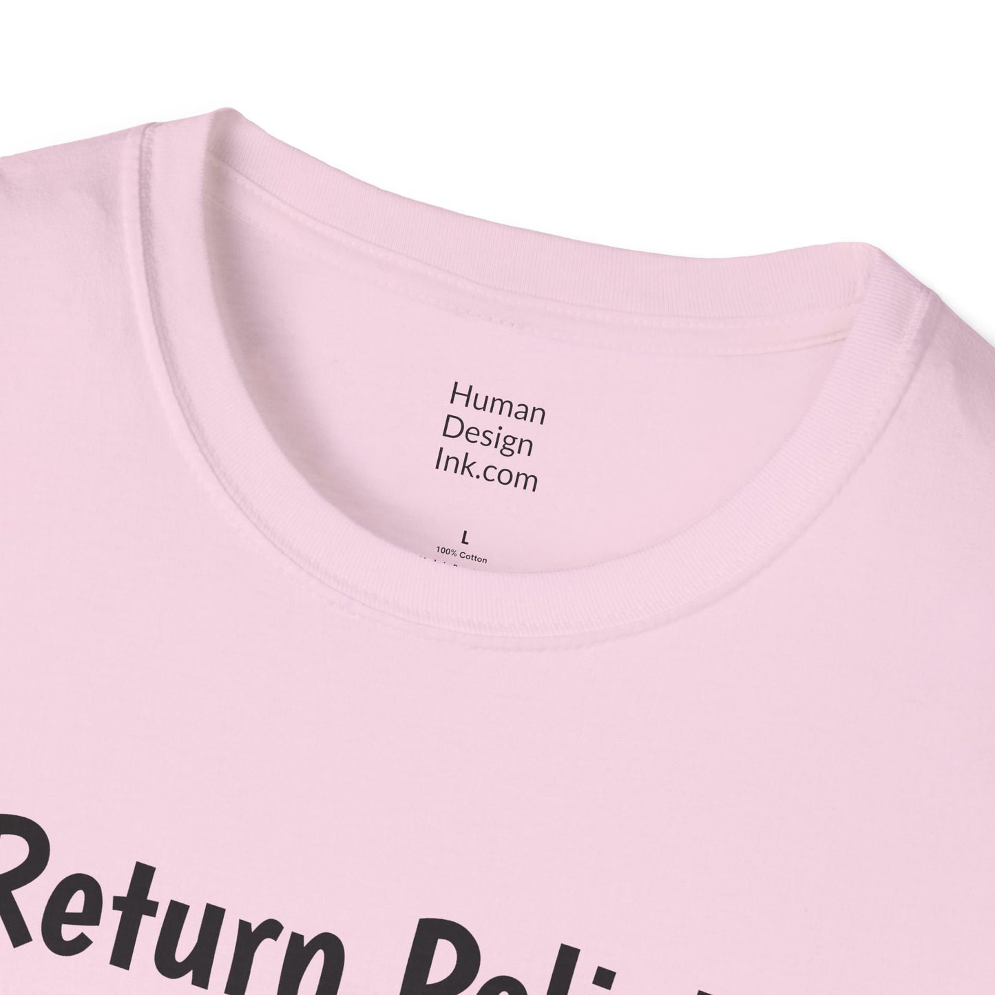"Return Policies" T-Shirt, 3rd line profiles t-shirt