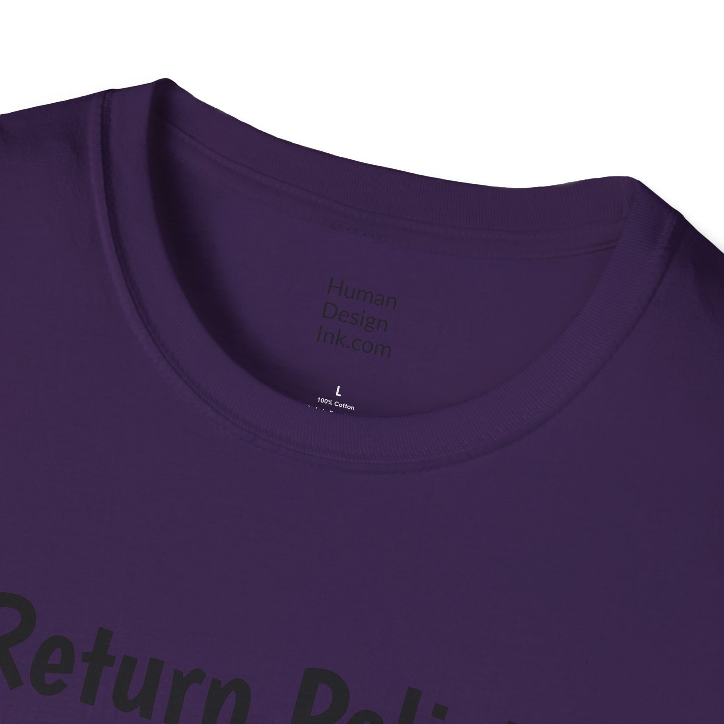 "Return Policies" T-Shirt, 3rd line profiles t-shirt