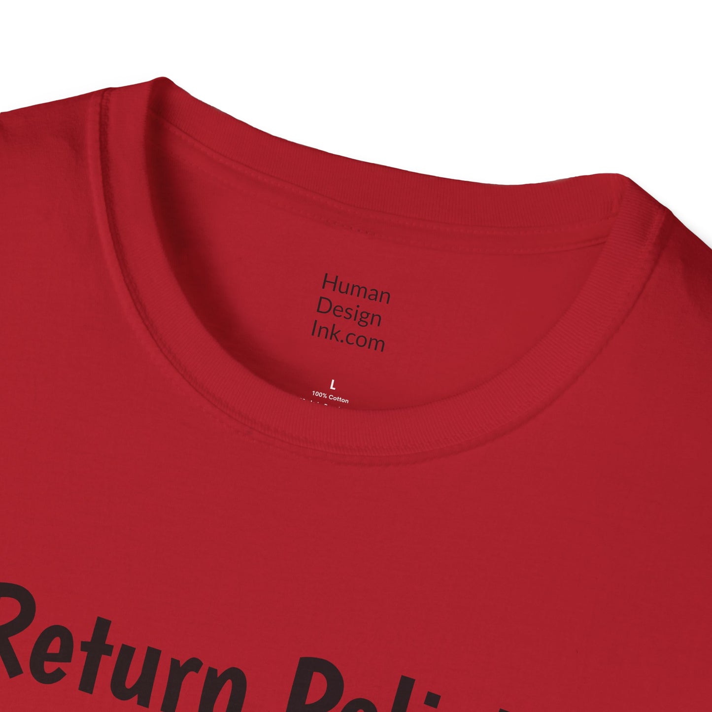 "Return Policies" T-Shirt, 3rd line profiles t-shirt